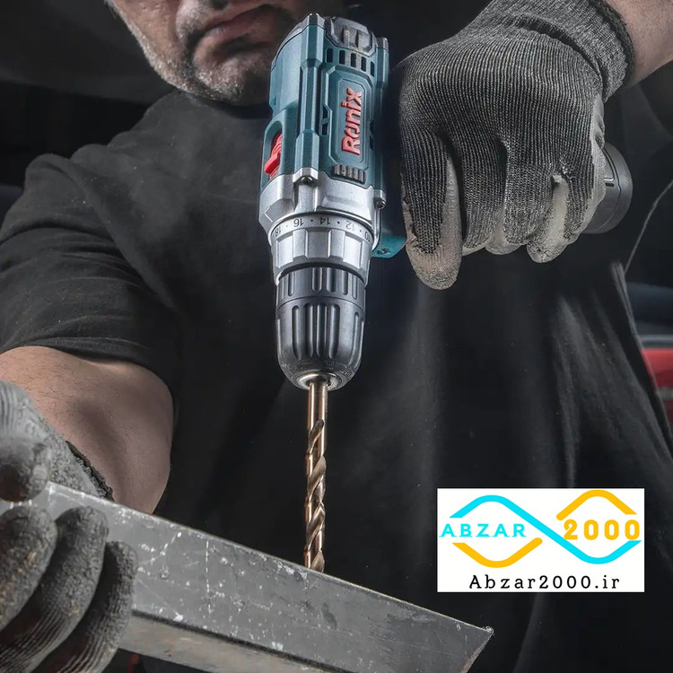 دریل شارژی ۱۲ ولت تک باتری رونیکس مدل RONIX 8613A